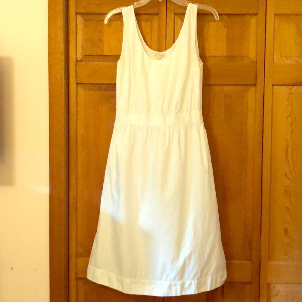 Knee Length white dress